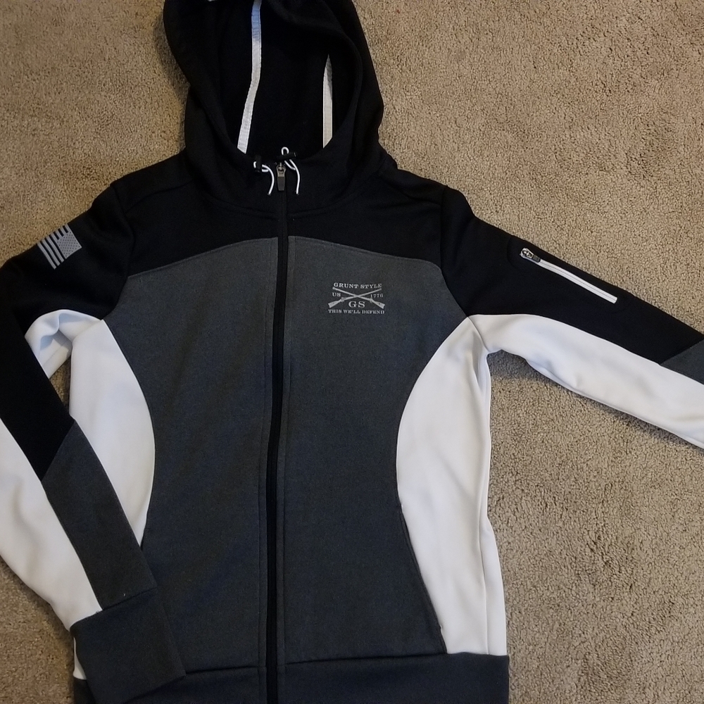Athletic zip up hoodie